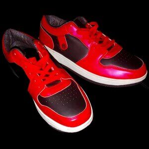 Size 13 USA NWOT Brand New Red Black Comfort Fashion Dance Dress Sneakers Shoes